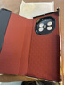鸚可萌適用華為Mate XT/XTS翻蓋皮套三折疊手機殼真皮高檔商務(wù)旋轉支架防摔鏡頭膜全包保護套防滑抗指紋 華為MateXT/XTS【復古紅】通用 曬單實(shí)拍圖