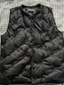 羅蒙兒童羽絨馬甲男女童輕薄羽絨服背心冬款羽絨內膽坎肩外穿 黑色150 曬單實(shí)拍圖