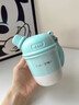 可可貓不銹鋼保溫杯兒童女款高顏值迷你水杯年會(huì )禮品杯子吸管杯藍410ML 曬單實(shí)拍圖