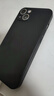 品勝 適用蘋(píng)果13手機殼iphone13柔性液態(tài)保護套全包防摔13超薄軟殼直邊手機殼 黑色 曬單實(shí)拍圖