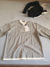 太平鳥(niǎo)男裝T恤25秋季新款亨利領(lǐng)重磅長(cháng)袖衫 合金灰第一批 L 曬單實(shí)拍圖
