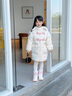 G.duck小黃鴨女童羽絨服中長(cháng)款加厚2025新款兒童羽絨外套冬季女寶寶冬裝 淺黃色 110 建議4~5歲【100-110cm】cm 曬單實(shí)拍圖