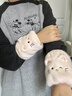 途尊秋冬毛絨貓咪防污袖套女2025新款羽絨服護袖工作學(xué)習學(xué)生保暖套袖 粉色貓咪【防污耐臟/時(shí)尚百搭】 曬單實(shí)拍圖