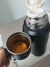 cica保溫水杯壺男士款316不銹鋼戶(hù)外保溫杯大號茶水分離泡茶杯子2026 黑色800ml-316不銹鋼+保溫48H 曬單實(shí)拍圖