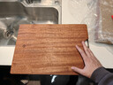 京東京造 菜板 砧案板切菜實(shí)木雙面分切抗菌【烏檀整木】加厚40*28*3cm 曬單實(shí)拍圖