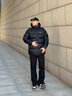 Columbia哥倫比亞戶(hù)外25秋冬新品男子拒水金點(diǎn)鴨絨700蓬保暖羽絨服WM3592 010 黑色 L (180/100A) 曬單實(shí)拍圖