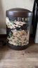 茗露 紫砂茶葉罐大號(hào)普洱醒茶缸 密封罐茶缸存儲(chǔ)茶葉桶 山水牛蓋40餅罐 山水牛蓋40餅 紫罐 曬單實(shí)拍圖