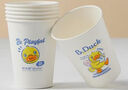 炊大皇 一次性紙杯子 加厚食品級辦公商務(wù)家用水杯210ml100只 曬單實(shí)拍圖