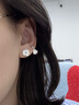 Arsis【明星同款】小森林耳釘女耳飾美拉德氣質(zhì)耳環(huán)送女友生日禮物 小刺猬耳釘(單只） 曬單實(shí)拍圖