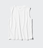 優(yōu)衣庫男女裝AIRism棉混紡無(wú)袖T恤背心坎肩吸汗透氣475363 475363/00白色 M 曬單實(shí)拍圖