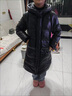 G.DUCKKIDS童裝黑金羽絨服女童外套冬季2024新款長(cháng)款過(guò)膝白鴨絨面包服小學(xué)生 黑色 150 尺碼11~12歲【140-150cm】 曬單實(shí)拍圖