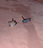 蔓笙S999純銀不對稱(chēng)貓咪愛(ài)魚(yú)耳釘女養耳洞睡覺(jué)免摘獨特個(gè)性可愛(ài)耳骨釘 【999通體足銀】貓咪小魚(yú)各一只 曬單實(shí)拍圖