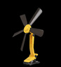 中聯(lián)（ZOLEE）電風(fēng)扇迷你微風(fēng)扇小型電扇臺夾壁扇靜音家用辦公室工業(yè)學(xué)生宿舍床頭蚊帳安全節能大風(fēng)力臺扇夾扇 FF13-42黑色+2米定時(shí)延長(cháng)線(xiàn) 曬單實(shí)拍圖