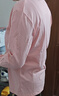 純棉長(cháng)袖t恤女裝春秋新款韓版內搭打底衫大碼外穿套頭印花上衣女 粉色178 2XL 曬單實(shí)拍圖