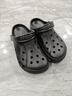 CROCS卡駱馳貝雅洞洞鞋沙灘鞋|10126 黑色-001 40(250mm)  曬單實(shí)拍圖