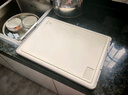 雙槍?zhuān)⊿uncha）菜板 純鈦材質(zhì)砧案板雙面食品級抗菌防霉家用切菜板41*27.5*1.8cm 曬單實(shí)拍圖