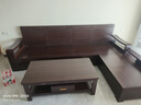 墨宸沙發(fā) 紫金檀木實(shí)木沙發(fā)新中式客廳大小戶(hù)型冬夏兩用轉角儲物家具 四人位+貴妃+長(cháng)茶幾+電視柜 曬單實(shí)拍圖