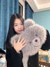 LNGA LANDGRE熱水袋充電毛絨可愛(ài)暖手寶暖寶寶女生熱敷肚子腰防爆暖水袋電熱寶 灰色北極熊【國標防爆+自動(dòng)斷電】 曬單實(shí)拍圖