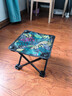 爆品椅子板凳小椅子戶(hù)外釣椅馬扎釣魚(yú)便捷多功能超輕四角凳子馬扎 戶(hù)外小馬扎-楓葉藍色(活動(dòng)) 曬單實(shí)拍圖