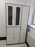 洛克菲勒更衣柜鐵皮柜儲物柜員工柜存包柜鞋柜灰套白五門(mén)更衣玻璃 曬單實(shí)拍圖