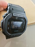 卡西歐（CASIO）G-SHOCK方塊DW-5600BB/HR/SB/SK/GW-M5610/E-1A/7/MS手表 DW-5600BB-1  限量純黑 二代 曬單實(shí)拍圖