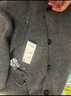 優(yōu)衣庫男女裝souffle?yarn舒芙蕾針織開(kāi)衫/毛衣毛衫25新款480023 08 深灰色 L 曬單實(shí)拍圖