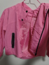 巴拉巴拉兒童軟殼衣女童外套秋裝寬松連帽潮 玫紅60128 140 cm 曬單實(shí)拍圖
