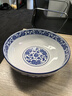 家用陶瓷大號9英寸青花瓷大湯碗酸菜魚(yú)湯碗釉下彩耐高溫不掉色 9英寸 1個(gè) 曬單實(shí)拍圖