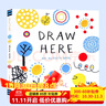 點(diǎn)點(diǎn)點(diǎn) 給孩子的藝術(shù)書(shū)英文原版繪本 Press Here Herve Tullet 埃爾維杜萊兒童藝術(shù)啟蒙精裝書(shū) 【平裝】Draw Here 畫(huà)這里 曬單實(shí)拍圖