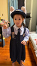 可英 GOWINBABY女童學(xué)院風(fēng)連衣裙2025秋季朱迪兔子警官衣服兒童jk套裝裙夏季裙子 藍色秋季套裝(帽子+藍色襪子+領(lǐng) 110 （適合身高100cm-110cm） 曬單實(shí)拍圖