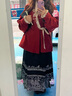 清水溪漢初冬日負暄 清水溪漢初改良漢服元素女秋冬明制交領(lǐng)對交穿新年戰袍 落霞紅外套 預售25天內發(fā) L 曬單實(shí)拍圖