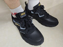 安踏男鞋革面防潑水跑步鞋男黑色輕便防滑休閑鞋春秋運動(dòng)鞋旅游鞋男 曬單實(shí)拍圖