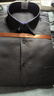 【100%羊毛內膽】冬季保暖襯衫男士高檔商務(wù)休閑抗皺免燙加厚襯衣 168-10純黑色 100%羊毛內膽 38 建議95-110斤 曬單實(shí)拍圖