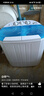 大黃鴨電器洗衣機半自動(dòng)雙桶雙缸家用小型迷你租房宿舍波輪脫水甩干雙杠省電老式強動(dòng)力易操作以舊換新 UV紫光丨抑菌除螨丨純銅雙電機丨節水省電 曬單實(shí)拍圖