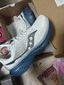 Saucony【彭于晏同款】索康尼向導17減震支撐跑鞋男秋季輕便運動(dòng)鞋男 白蘭108 42 曬單實(shí)拍圖
