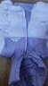 雪中飛兒童羽絨服女童兩面穿加厚保暖面包服男童2025冬季新款時(shí)尚外套 蝶戀紫 140 曬單實(shí)拍圖