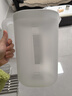茶花塑料家用果汁壺大容量杯子耐高溫涼水杯茶壺涼水壺涼白開(kāi)冷水壺 【白色】有刻度線(xiàn)2200ml 曬單實(shí)拍圖