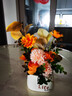 九千谷假花花束插花客廳電視柜干花塑料花裝飾擺件 朝氣蓬勃4183 曬單實(shí)拍圖