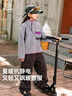 BANDOCIN 半度閑女童加絨衛衣秋冬裝中大童新款兒童冬季加厚保暖上衣 松灰 150 曬單實(shí)拍圖