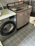 揚子半自動(dòng)洗衣機大容量家用雙桶雙缸洗衣機脫水雙筒 15公斤玄武灰不銹鋼雙桶-店長(cháng)推薦款 曬單實(shí)拍圖