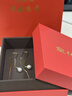 中國珠寶（Sino gem）天然淡水珍珠耳釘女水滴米珠流蘇耳線(xiàn)新年情人節禮物送女友老婆 曬單實(shí)拍圖