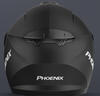鳳凰（Phoenix）3C認證電動(dòng)車(chē)頭盔男女士摩托車(chē)電瓶車(chē)安全帽冬季防霧保暖四季通用雙鏡新國標3/4盔 曜巖黑【內外雙鏡】新國標 曬單實(shí)拍圖