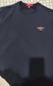 皮爾卡丹（pierre cardin）男士衛衣春秋款重磅無(wú)帽含蠶絲t恤長(cháng)袖寬松大碼落肩袖圓領(lǐng)打底衫 曬單實(shí)拍圖