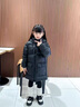 G.duck兒童羽絨服2026新款女童寶寶中長(cháng)款大毛領(lǐng)派克服加厚韓版冬季外套 黑色狐貍毛領(lǐng) 90 cm 曬單實(shí)拍圖
