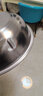 不銹鋼圓形大盆洗菜盆家商用家用和面盆大號洗腳洗臉盆水煮魚(yú)盆 不銹鋼加厚多用盆【40CM】 1個(gè) 曬單實(shí)拍圖