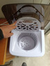揚子脫水機甩干機家用大容量不銹鋼甩干桶塑料脫水桶單脫水甩干 揚子 T98脫水機【不銹鋼桶】茶色 曬單實(shí)拍圖
