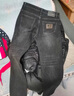 JASONWOOD黑色牛仔褲男士秋冬款加絨加厚修身彈力小腳男褲百搭彈力長(cháng)褲子 黑灰 867加絨加厚 32 曬單實(shí)拍圖