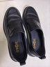 金利來（Goldlion）男鞋男士休閑鞋時(shí)尚商務(wù)舒適套腳休閑皮鞋G506310110AAB黑-42碼 曬單實(shí)拍圖