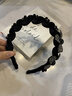 曉色頭箍女2025款高級感立體花卉水鉆發(fā)卡法式優(yōu)雅復古風(fēng)高顱頂發(fā)箍 F3596花卉發(fā)箍-黑色 曬單實(shí)拍圖