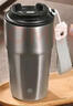 京東京造保溫杯 咖啡杯水杯男士女兒童學(xué)生伴手禮品316不銹鋼 銀灰色480ml 曬單實(shí)拍圖